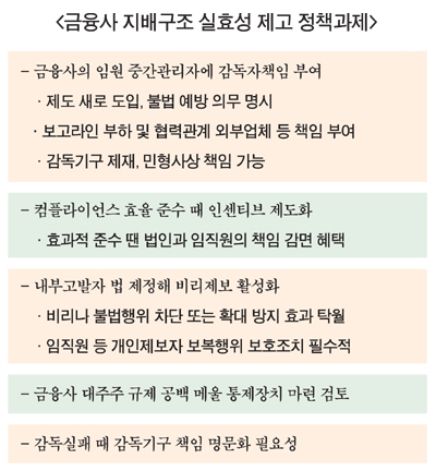“지배구조, 실효성 손질+제도보강 시급”