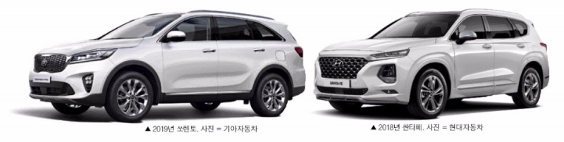 기아 쏘렌토 vs 현대 싼타페 ‘SUV’ 형제간 패권 경쟁