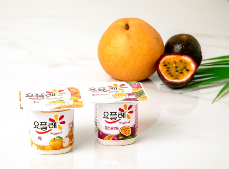 빙그레 요플레, 새로운 맛 '배·패션푸르트' 2종 출시