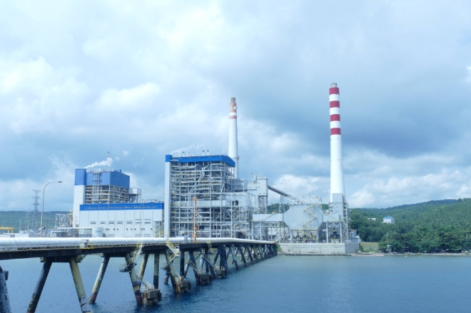 대림산업이 준공한 필리핀 최초의 초임계압 방식의 산 부에나벤튜라 초임계압 석탄화력발전소 전경. 사진=대림산업