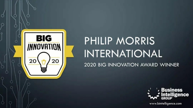 한국필립모리스(PMK)는 최근 발표된 ‘2020 빅 이노베이션 어워즈(2020 BIG Innovation Awards)’에서 필립모리스 인터내셔널(Philip Morris International, PMI)이 ‘조직(Organization)’ 부문 수상기업으로 선정됐다. /사진=필립모리스.