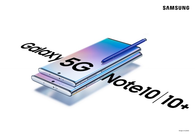 삼성전자 갤럭시 노트10, 노트10 플러스 5G 모델/사진=삼성전자 