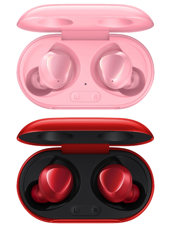 갤럭시 버즈+의 핑크, 레드 색상 신모델/사진=삼성전자 