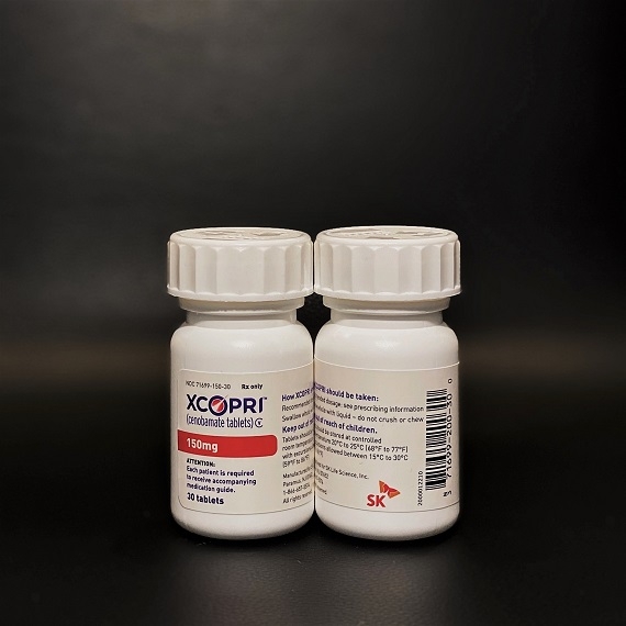 SK바이오팜 세노바메이트(미국 제품명: XCOPRI® 제품 패키지. 사진=SK바이오팜
