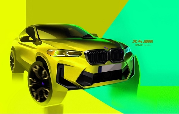BMW X4M 렌더링 이미지.