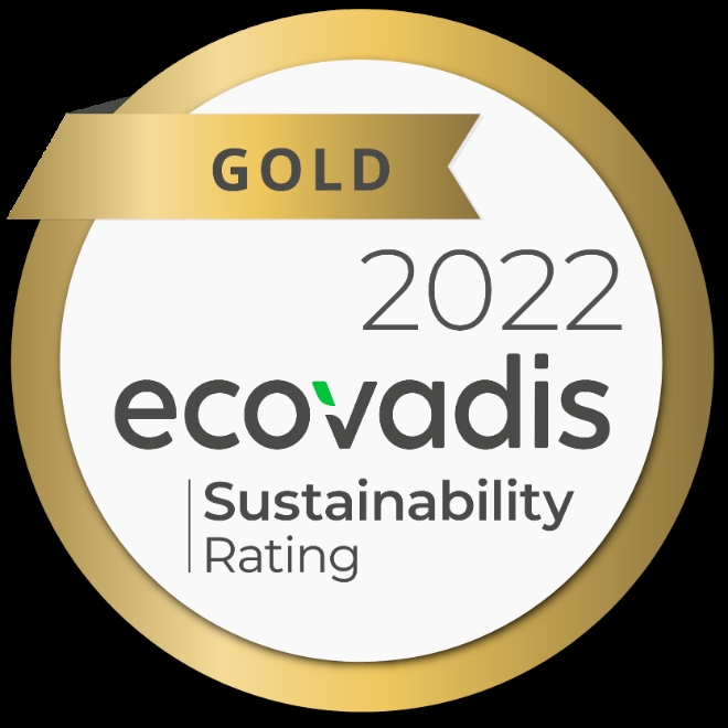 한솔제지(대표이사 한철규)가 글로벌 조사기관 에코바디스(EcoVadis)의 ‘2022 지속가능성 평가’에서 골드(Gold) 등급을 획득했다. 사진=한솔제지.