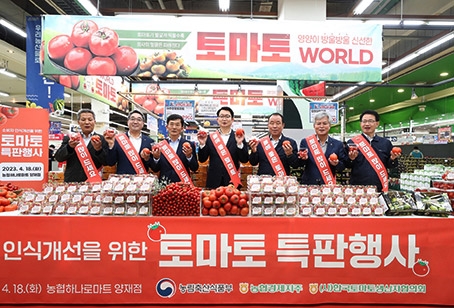 농협, 소비자 인식개선 위한 '토마토 특별할인판매전' 실시