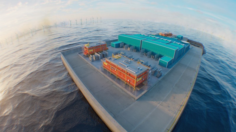 세계 최초 인공 에너지섬 ‘프린세스 엘리자베스섬’ 조감도./ 사진 = LS전선