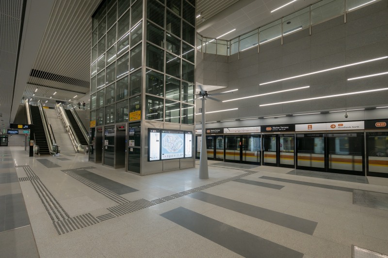 싱가포르 톰슨 동부해안선 지하철./사진제공=쌍용건설