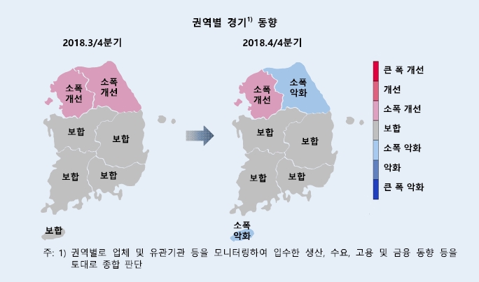 4분기 수도권 경기 소폭 개선..강원, 제주권은 소폭 약화 -한국은행