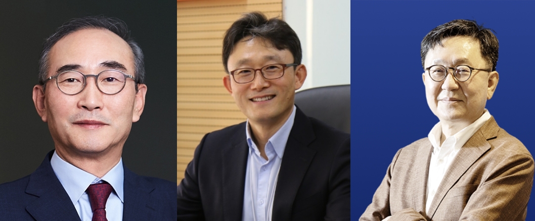 KT가 차기 대표이사 후보군 3인을 공개했다. (왼쪽부터) 김영섭 전 LG CNS 대표이사, 박윤영 전 KT 사장, 차상균 서울대 교수.
