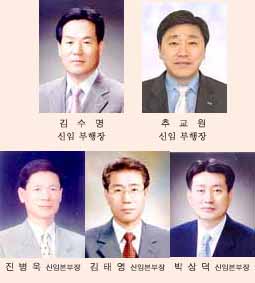 대구銀 신임부행장에 김수명·추교원씨