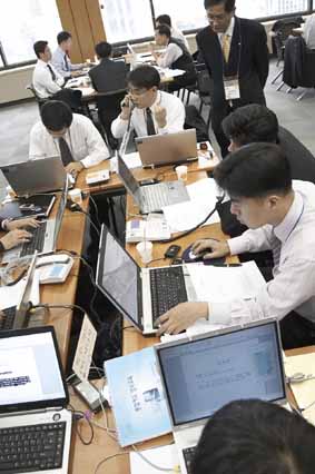 신한 조흥 완벽한 통합 위한 모의훈련!