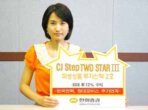 한화증권‘CJ Step Two-Star Ⅲ 파생상품투자신탁 2호’판매