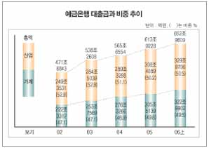 롤러코스터 은행대출 대안모색 점화