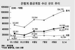 ‘은행+종금’ 틈새시장 급부상