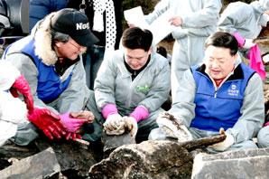 우리銀 태안지역 피해복구활동