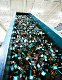 HP 플라스틱 재활용 공정 가동