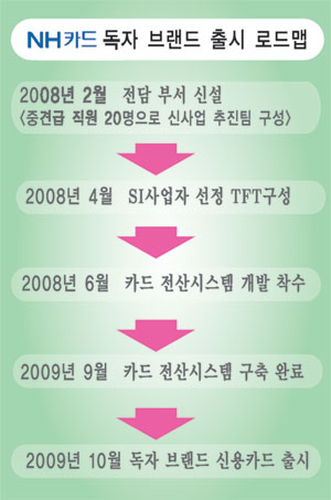 내년 10월 독자 브랜드 카드 나온다