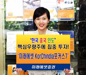 미래에셋증권, 한·중·印 유망종목 투자, 분산효과 ‘톡톡’