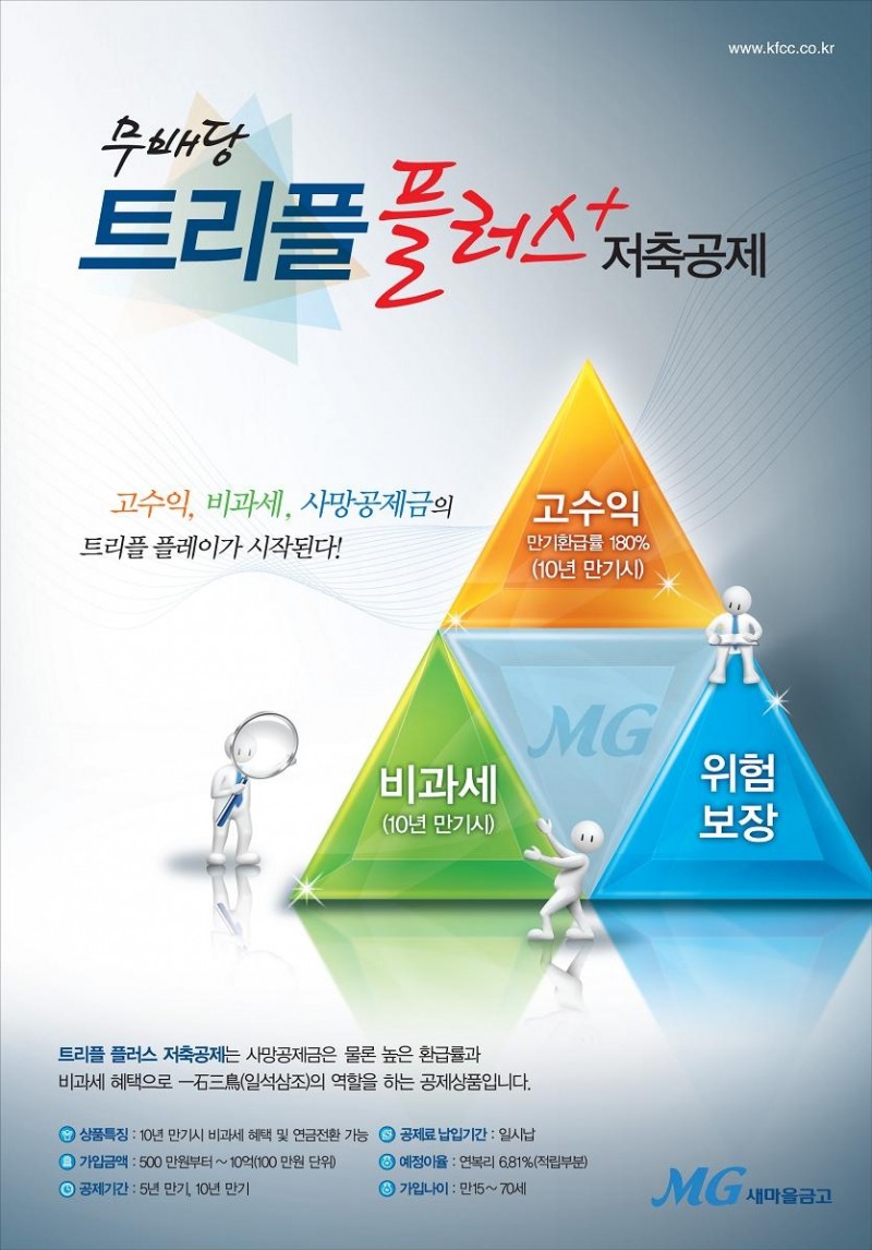 새마을금고 `트리플 플러스` 저축보험 출시