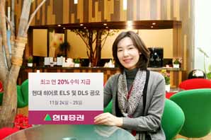 현대證, 최고 연 20% ELS 및 DLS 공모