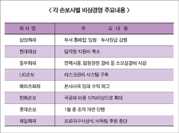 손보사, 긴축경영 본격 돌입