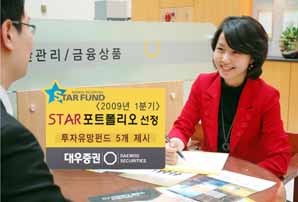 대우證, 2009년 1분기 ‘투자 유망펀드’ 제시