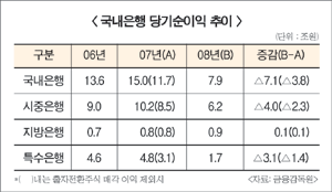 불황속 지방은행 실적선방 ‘눈길’
