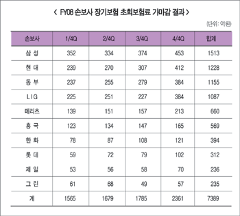 손보사 FY08실적 비상등 켜졌다