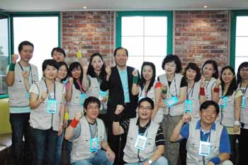 이재우 신한카드사장 직원연수 참여