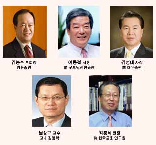 거래소 이사장, 업계 VS 학계 구도