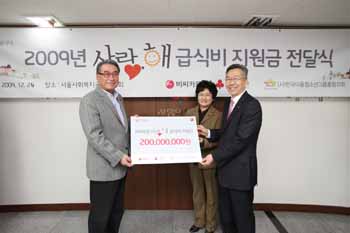 비씨카드, 저소득층 아동 급식비 지원