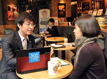 뉴욕생명, 커피 매장에서 재정상담 실시