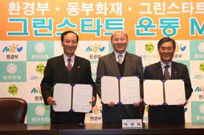 동부화재, 그린스타트 운동 전개