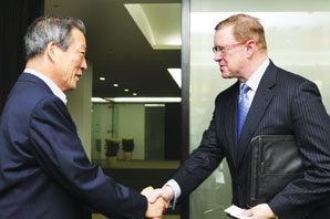 삼성생명 이수창 사장, 국제보험학회 회장 회동