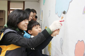 KB투자證, ‘무지개 교실’ 사회공헌활동