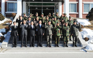 전광우 이사장, 백골부대 장병들 위로