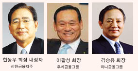 지주사 CEO인선 키워드 ‘조직통합·안정’