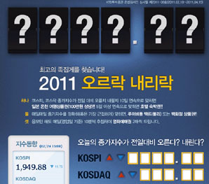 KTB투자證, 주가지수 맞히기 ‘오르락 내리락’ 이벤트