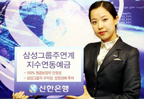 신한銀  삼성그룹주와 KOSPI200 연동 예금
