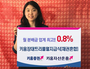 ‘키움장대트리플플러스월지급식채권혼합형’ 첫선
