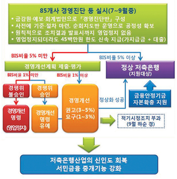 저축銀 2차 공동검사가 퇴출가늠 척도