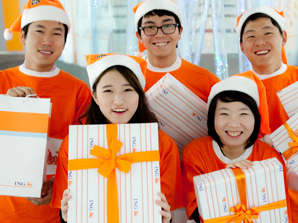 ING생명 “11월에 찾아온 오렌지 산타”