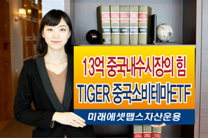 미래에셋맵스, TIGER 중국소비테마 ETF 상장