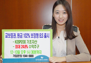 교보證 최대 24.8% 원금보장형 ELS 1종 공모