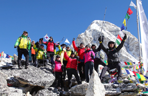 코리안리 등반대 칼라파타르 등정 성공