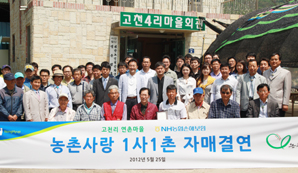 NH농협손보, 1사1촌 자매결연