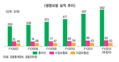 2013년 보험산업, 수익성 악화 전망