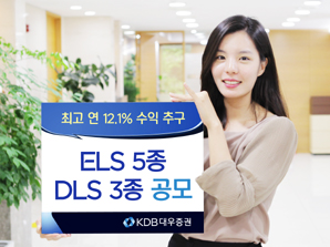 KDB대우證 ELS 5종 DLS 3종 공모